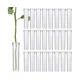 thumbnail image 1 of Tubos florales de plástico, tubos de agua de flores de 10 ml, tubos de flores reutilizables con tapas para decoración de flores, arreglos florales de 2,8 x 0,7 pulgadas, 90 unidades), 1 of 5