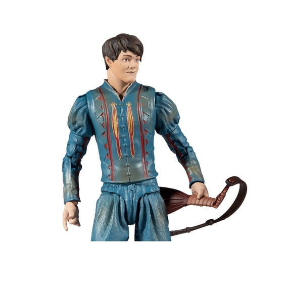 Open Box McFarlane Toys The Witcher Jaskier 7-Inch Action Figure with 22 Moving Parts, Season 1 Outfit, Lute, Display Base