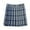 Blue, variant on Wancir Girls Women High Waisted Pleated Skirt Plain Plaid A-line Mini Skirt Skater Tennis School Uniform Skirts Lining Shorts