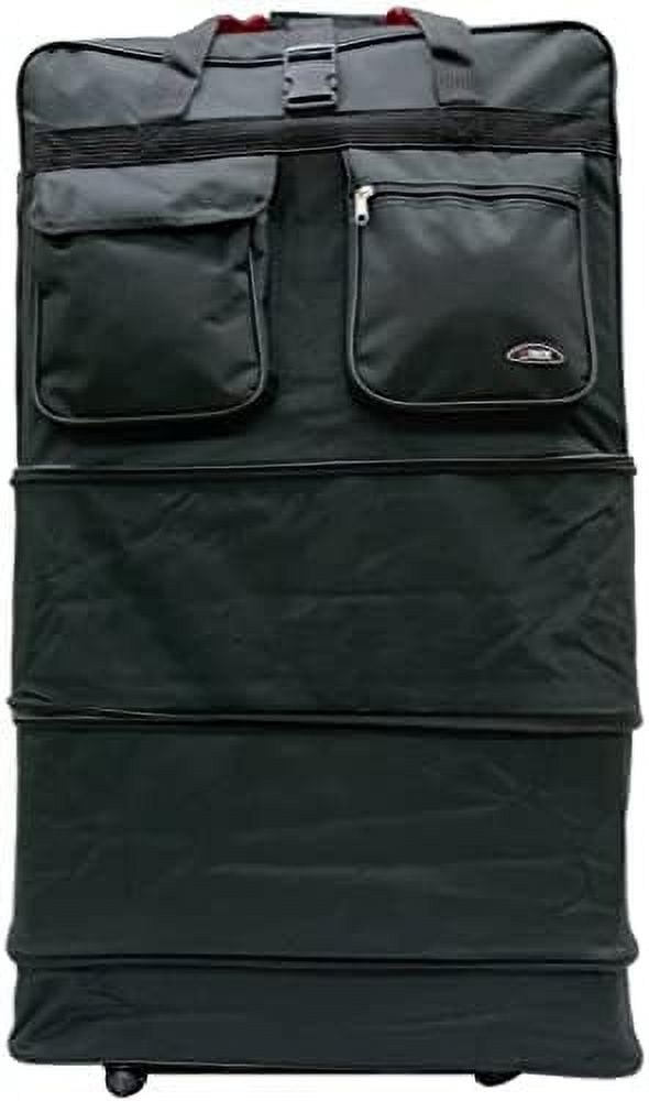 36" Rolling Wheeled Duffle Bag Spinner Suitcases Luggage Expandable