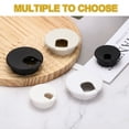 thumbnail image 4 of 5 Pcs Desk Grommet 1.5 Inch,ABS Plastic Round Desk Hole Cover,38mm,White, 4 of 7