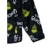 thumbnail image 3 of Dr Seuss Grinch Boys Plush Graphic Quarter Zip Jacket, Sizes 4-18, 3 of 3
