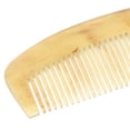 thumbnail image 4 of BRIGHTFUFU Peine de cuerno natural, antiestático, portátil, para alisar el cabello, previene la caída del cabello (13 cm), 4 of 8