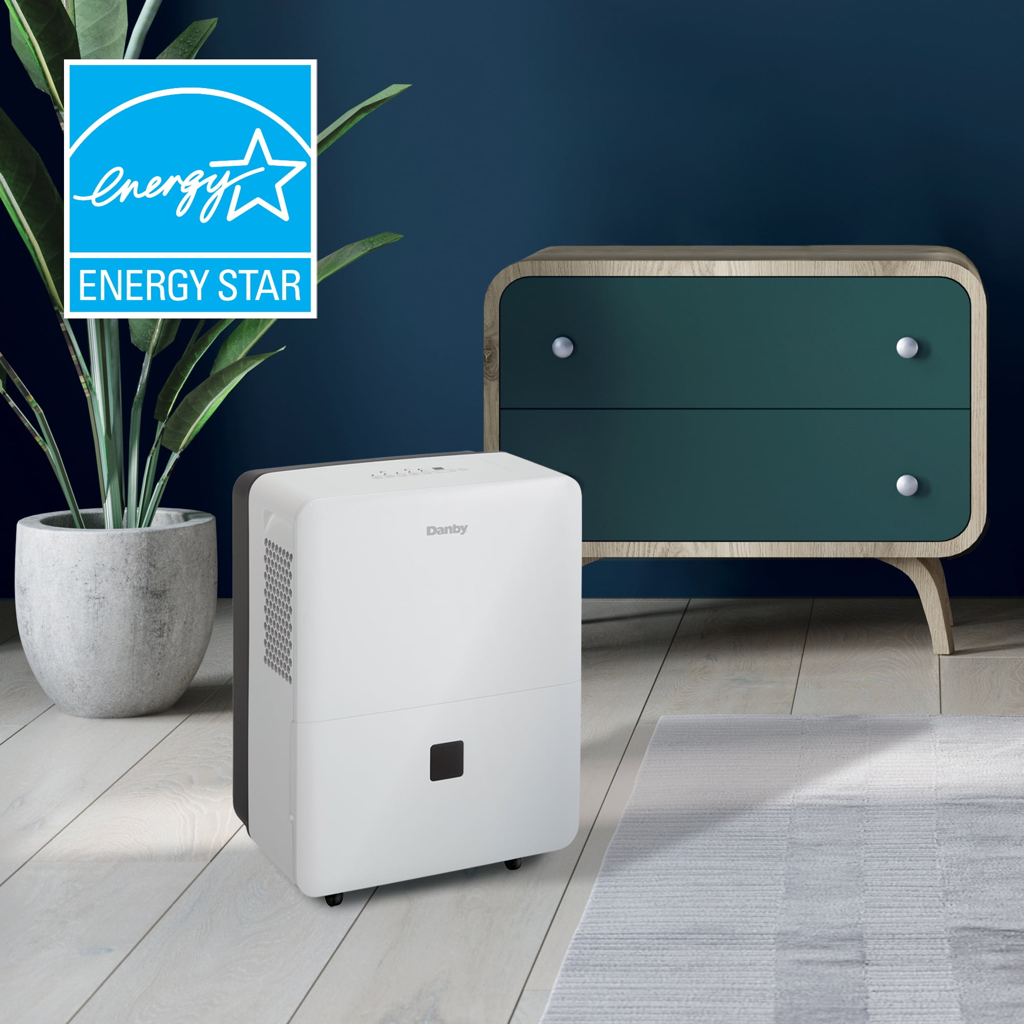 22-Pint Dehumidifier with Smart Dehumidify in White, for Rooms up to 1,500 sq. ft.