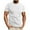 White, variant on cfhntfmh Athletic T-Shirts for Men Soft Stretch Crewneck Summer Shirts Casual Slim Short Sleeve Running Workout Tunic Tees