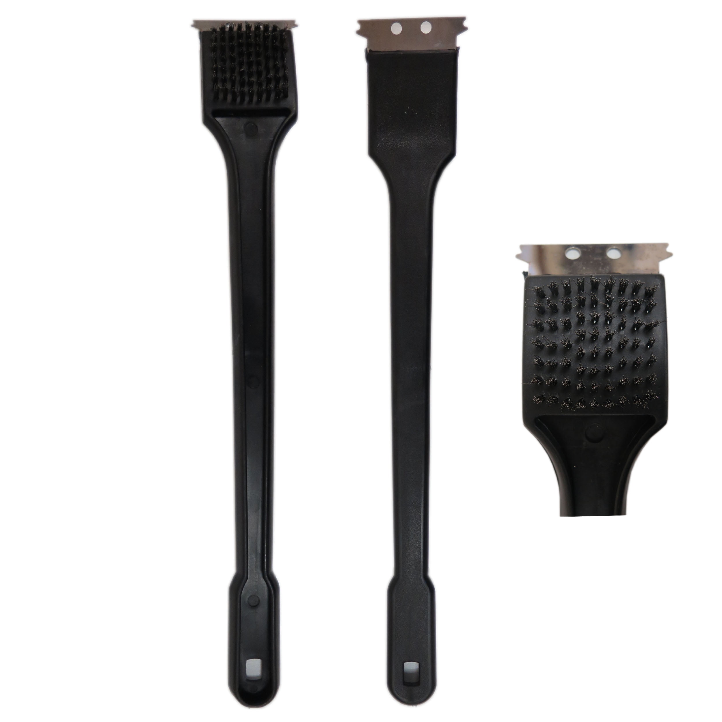 18" Grill Panini Steel Blade Brush Scraper