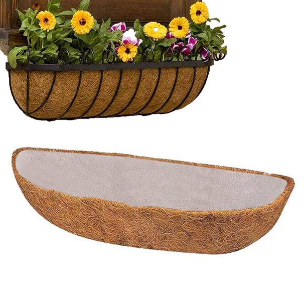 Yungwalm Round Coco Coir Liner Round Hangings Basket Liner Coco Fibre