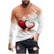 thumbnail image 2 of Blusas y camisas de manga larga y cuello redondo para hombre, camisetas casuales con estampado de moda y cuello redondo, blusas de licra de manga corta para hombre., 2 of 5