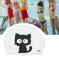 thumbnail image 1 of Sonew Swimming Cap, Swimming Cap for Children,2pcs Unisex Cartoon Pattern Silicone Swimming Cap for Children, 1 of 6