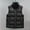 Black, variant on Men's Winter Vest Outerwear Puffer Lined Outdoor Vests Warm Sleeveless Jacket Stand Collar Lightweight Tanks Outwear