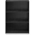 thumbnail image 3 of 3-Tier Open Shelf Bookcase, Wood Design, Simple  Storage, 3 of 5
