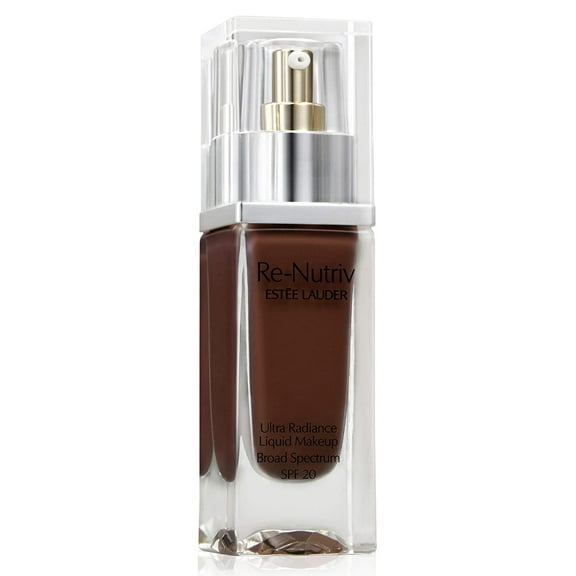Estee Lauder Re-Nutriv Ultra Radiance Liquid Makeup Foundation SPF 20 - 8N1 Espresso, 1 fl. oz. New Version