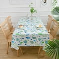 thumbnail image 6 of Rectangle Vinyl Tablecloth 60 x 102 inch Flannel Backed Heavy Duty Tablecloth Waterproof Oilproof Tablecloth Wipeable Tablecloth Decorative Table Cover Picnic Tablecloth, 6 of 6