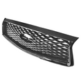 thumbnail image 3 of Ikon Motorsports Compatible with 2018-2024 Infiniti Q50 ER Style Front Bumper Mesh Hood Grille - Gloss Black, 3 of 6