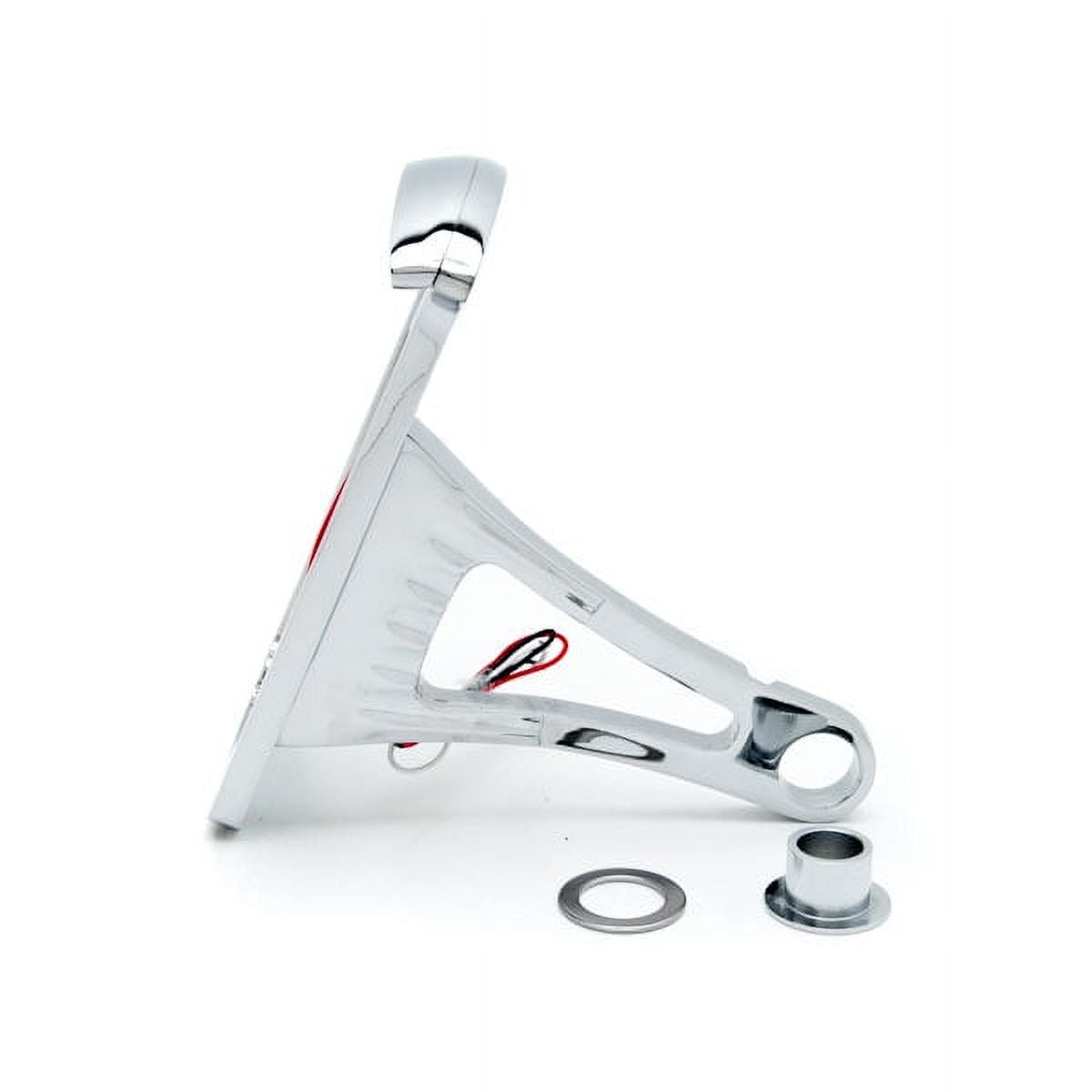 Krator Vertical Axle Mount LED Tail Light & License Plate Holder For Honda VTX 1300 - View #5
