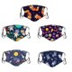 thumbnail image 2 of 5pc niños niños al aire libre máscaras de boca de algodón lavable reutilizable máscaras filtro, 2 of 5