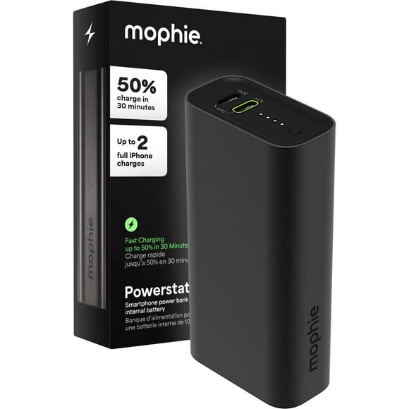 Power Bank mophie Powerstation 10,000mAh USB-C PD 30W negro