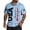Light Blue, variant on USA 250Th Anniversary Dress Shirt Short Sleeve Button Up Plus Size American Patriotic Shirts for Men 250 Merchandise Light Purple M