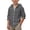 Grey, variant on Letdown Linen Shirts for Boys Button Up Long Sleeve Boho Shirt with Hood Kids Cotton Linen Lightweight Breathable Beach Hoodie