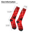 thumbnail image 2 of Naloa Spider Web1 Thigh High Socks Extra Long Stretchy Sock Women Over Knee High Opaque Stocking Daily Wear, 2 of 6