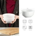 thumbnail image 5 of ChaoLink 10 Ounce Porcelain Bowls Set 8 Pack Premium White Ceramic Bowls for Cereal, Soup, Salad, Pasta, Prep, Rice, Ice cream, Microwave & Dishwasher SafeWhite, 5 of 6