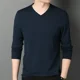 thumbnail image 3 of Ropa para hombre, camiseta verde lisa, camiseta para hombre, unicolor, talla grande, cuello en V, seda helada, gran tamaño, moda Harajuku, nueva y original, 3 of 5