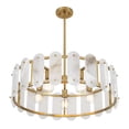 thumbnail image 4 of Antolini 5-Light Pendant in Warm Brass, 4 of 7
