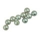 thumbnail image 2 of 5 Pares de Perlas Sueltas Baoblaze con Medio Agujero de Concha Redonda 8 Mm Gris, 2 of 4