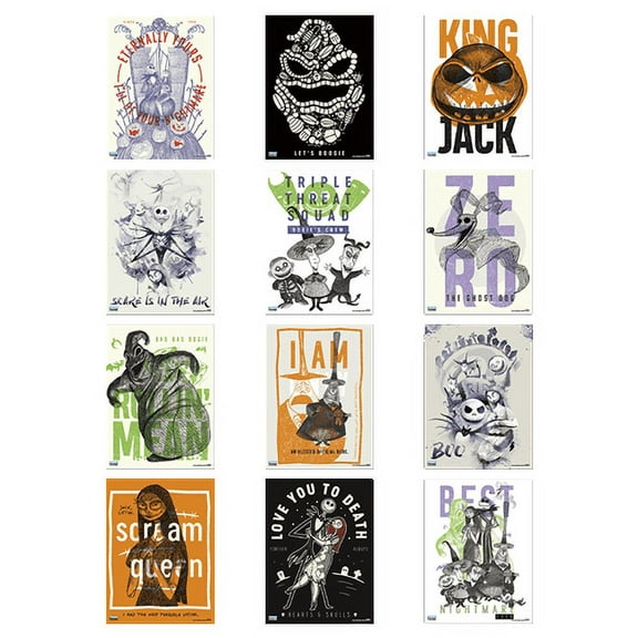 Disney Tim Burton's The Nightmare Before Christmas Poster Book Poster Book,