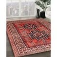 thumbnail image 2 of Ahgly Company Indoor Rectangle Traditional Orange Salmon Pink Persian Area Rugs, 5' x 7', 2 of 6