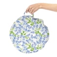 thumbnail image 2 of Lavender Round Floor Cushion with Handle, Pastel Watercolor Petals with Leaves Gardening Foliage Yard Bouquets, Pillow for Living Room & Dorms, 18" Round, Lime Green Violet Blue, by Ambesonne, 2 of 4