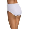 thumbnail image 3 of Jockey Womens Plus Size Elance Brief 3 Pack Underwear Briefs 100% cotton, 3 of 3