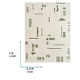 thumbnail image 3 of Livabliss Washable Rugs for Living Room, 5x7 Fossay Shag Modern Light Beige Area Rug, Bedroom Dining Room Home Decor Stain Resistant Carpet (5'3" x 7'), 3 of 7