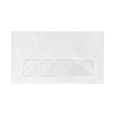 LUXPaper #6 3/4 Regular Envelopes, 3 5/8 x 6 1/2, Bright White, 50/Pack
