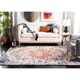 thumbnail image 3 of SAFAVIEH Madison Joandra Vintage Floral Area Rug, Ivory/Orange, 11' x 11' Square, 3 of 8