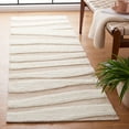 thumbnail image 2 of SAFAVIEH Manhattan Emma Wavy Striped Runner Rug, Ivory/Beige, 2'3" x 8', 2 of 8