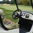 thumbnail image 6 of Pzuqiu 2-Pack Golf Cart Seat and Backrest Covers Removable All Weather, Compatible with Outdoor Golf Carts 2-Seats Cart Golf Cart Seat Covers(Dachshunds), 6 of 10