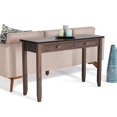 thumbnail image 2 of Allora Table Console Transitionnelle en Bois de 46 Pouces en Brun Naturel, 2 of 5