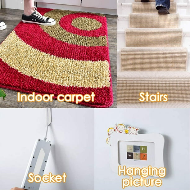 Carpet Gripper Non Slip Mat Reusable, Rug Protector Material