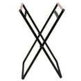 thumbnail image 2 of Foldable Metal Trash Bag Holder for Outdoor Camping with Wooden Handles, Multiple Use Collapsible Garbage Bag Holder, for Garden Leaves, Garbage, Laundry, 2 of 7