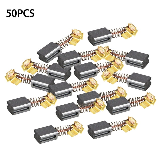 Juego de 50 escobillas de carbón Baoblaze 419# para lijadora Taladro eléctrico pulidora