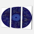 thumbnail image 3 of Designart ' Zodiac Signs and Zodiac With Constellations ' Modern Canvas Wall Art Print, 3 of 3