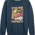 thumbnail image 3 of Spongebob Squarepants - Sk8Pants - Women's French Terry Long Sleeve Shirt, 3 of 6