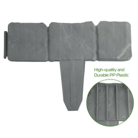 20pcs Imitation Stone Fence Gardening Grounding Folding Garden Border Edging Diy Decorative Landscape Cobbled Lawn Yard Flower Bed Decor Canada - Decorative Garden Fence Edging 20pcs Imitation Stone Fence Gardening Grounding Folding Garden Border Edging Diy Decorative Landscape Cobbled Lawn Yard Flower Bed Decor Canada - Decorative Garden Fence Edging