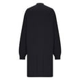thumbnail image 2 of Women's Lightweight Cropped Coat Zip Sweaters For Pullover Fall Tops Dressy Casual Long Sleeve Crop Tops Warm Windbreaker Long Coat, 2 of 4