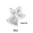 thumbnail image 3 of Nrmvnmi Cute Angel Silicone Mold Hollow Heart Angel Candle Molds for Candle Making Supplies Angels Resin Molds Aromatherapy Candle Mold Silicone Molds for Resin Concrete Plaster Epoxy Molds, 3 of 3