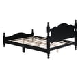 thumbnail image 6 of Full Size/Queen Size Wood House Bed Platform Bed No Box Spring Needed Wooden Slat Mattress Foundation Retro Style Bed, 6 of 9