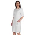 thumbnail image 2 of Inkmeso Womens Elbow Sleeve Regular Fit Tshirt Dress With Front Pockets, 2 of 8