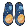 thumbnail image 1 of Balery Planets And Stars1 Pantuflas de Casa de Felpa Silenciosas con Diseño Estampado, Zapatillas Cómodas Antideslizantes de Algodón para Interior-Medium, 1 of 8