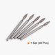 thumbnail image 3 of 30uds Diamante Esmerilado Rebabas Tallado Brocas 3mm Llama Forma Cabeza Montado Punto 1/8 Vástago para Giratoria Herramienta, 3 of 7